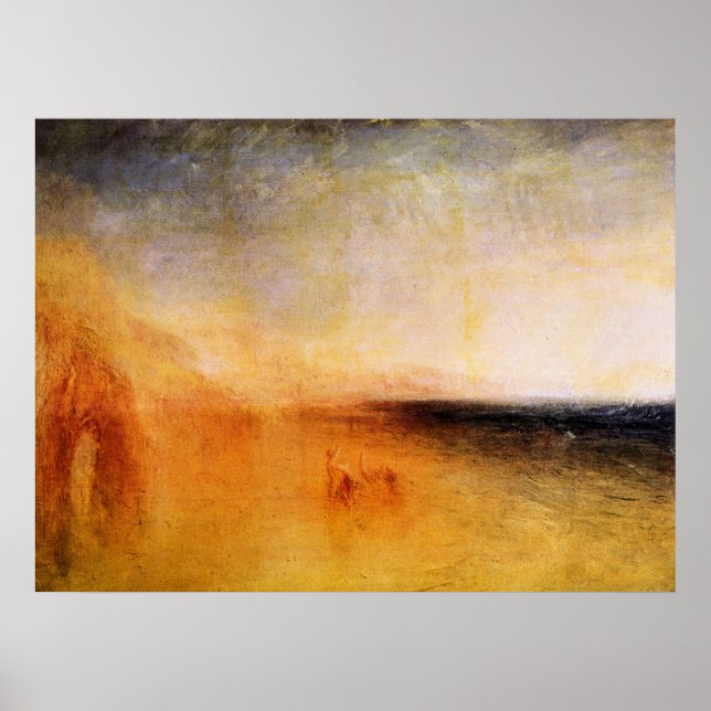 Europa und der Stier von Joseph Mallord Turner Poster (Vorne)