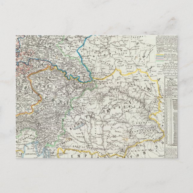 Europa und Deutschland Postkarte (Vorderseite)