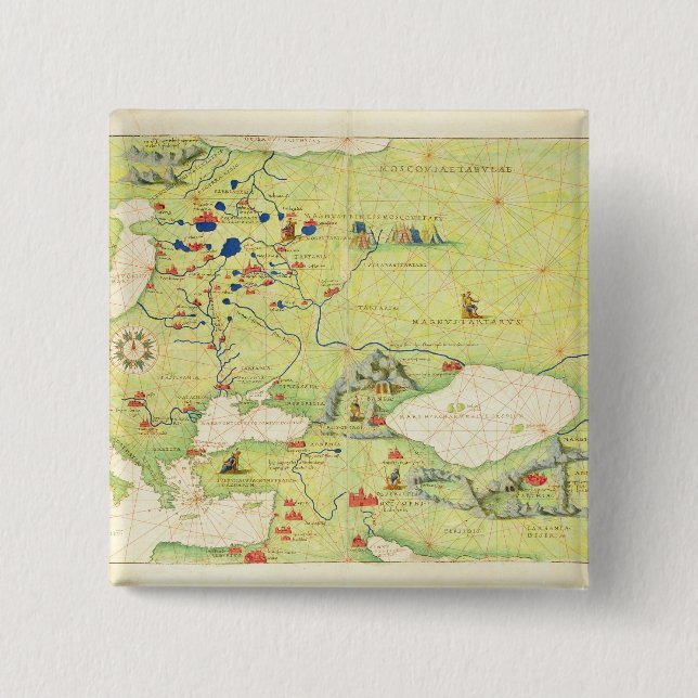 Europa und Zentralasien Button (Vorderseite)