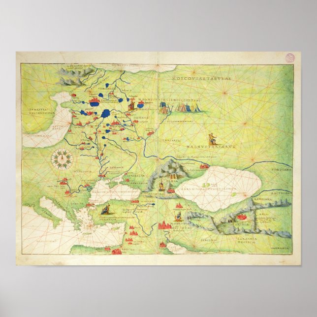 Europa und Zentralasien Poster (Vorne)