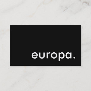 Europa. Visitenkarte