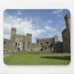 Europa, Wales, Caernarfon. Caernarfon Castle, Mousepad