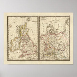 Europa - ZentralEngland Poster