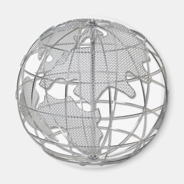 EuropaAfrikaGlobus Magnet (Vorne)