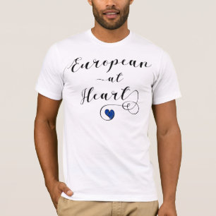 Europäer im Herzen Europas, Europhile T-Shirt