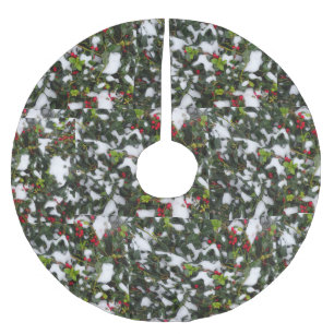 Europaholle mit Schneehornrock Polyester Weihnachtsbaumdecke