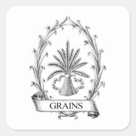 Europäische Aufkleber "Alte Welt" - Weizen/Getreid
