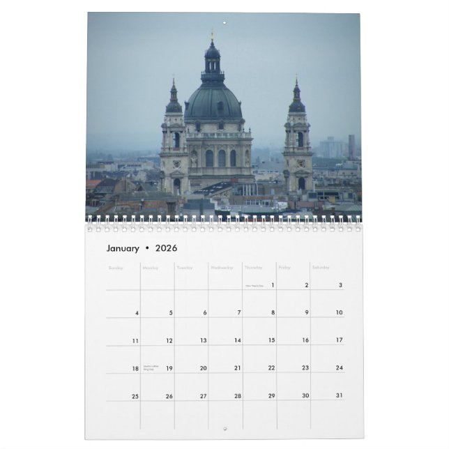 Europäische christliche Kirchen 2013 Kalender (Jan 2026)