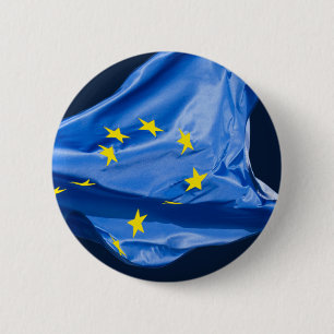 Europäische Flagge Button