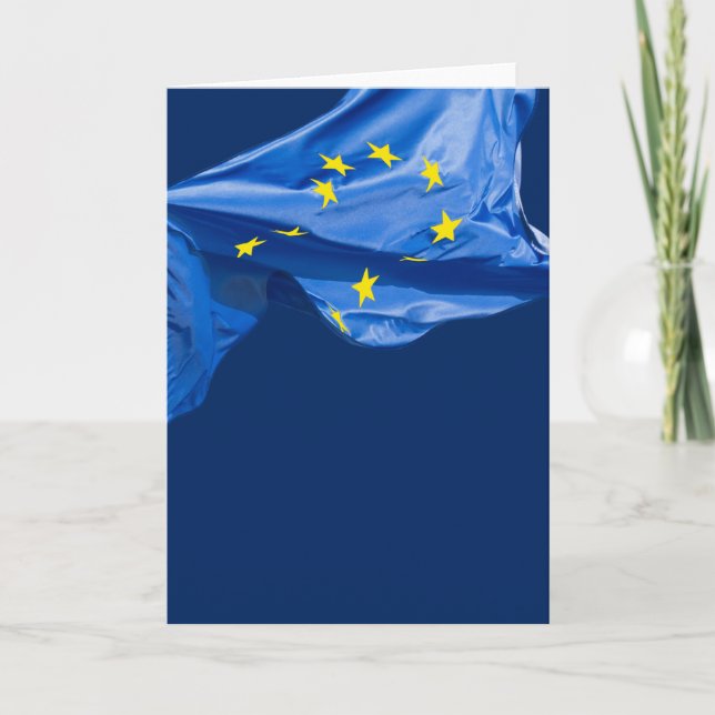 Europäische Flagge Karte (Vorderseite)