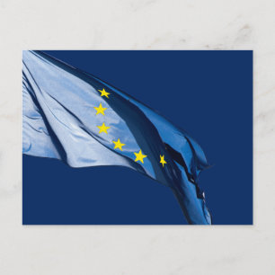 Europäische Flagge Postkarte