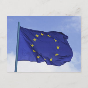 Europäische Flagge RF) Postkarte