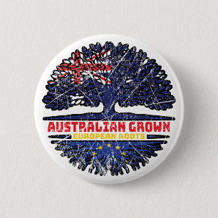 Europäische Gewerkschaft EU Europa Australischer B Button