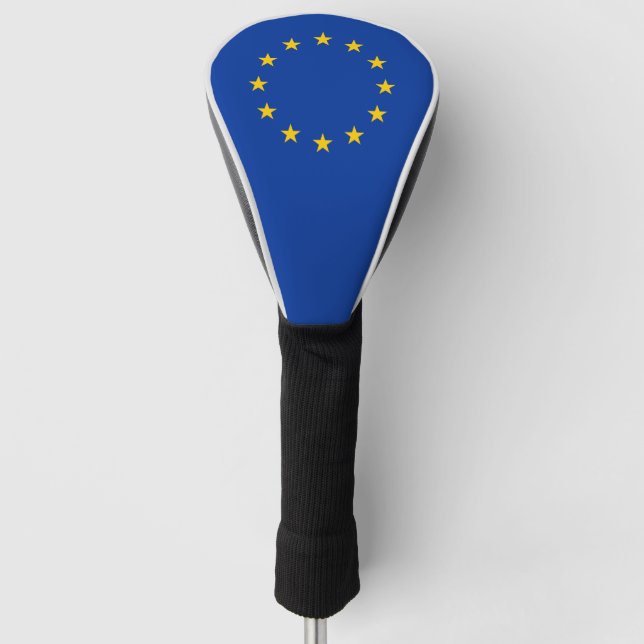 Europäische Gewerkschaft EU-Flagge Golf Headcover (Vorderseite)