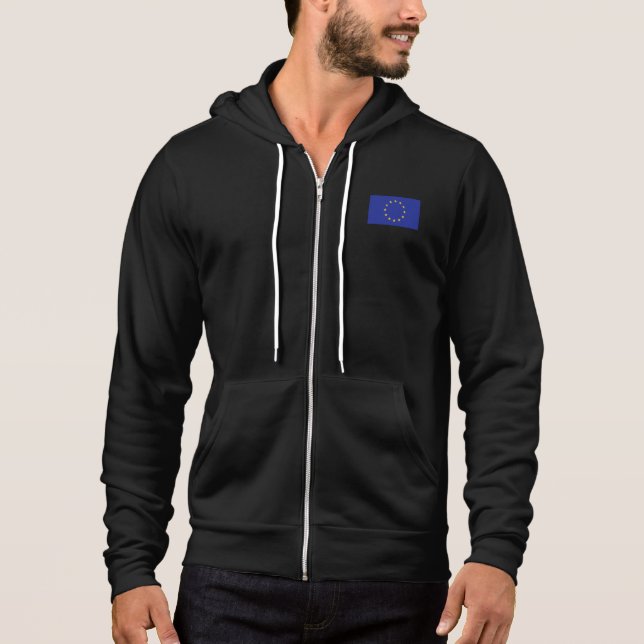 Europäische Gewerkschaft, EU-Flagge Hoodie (Vorderseite)