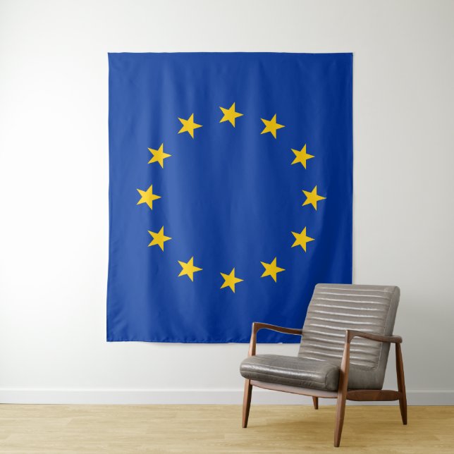 Europäische Gewerkschaft EU-Flagge Wandteppich (Beispiel)