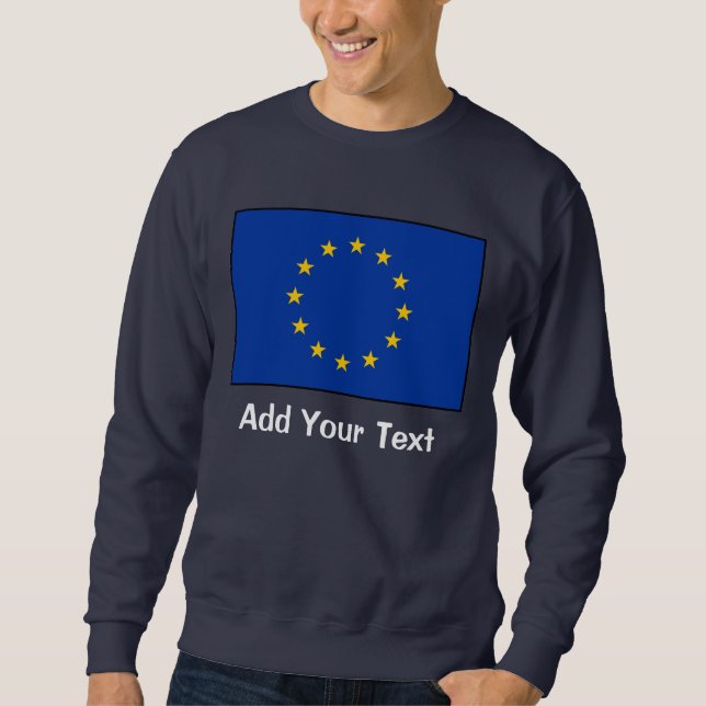 Europäische Gewerkschaft - EU kennzeichnen Sweatshirt (Vorderseite)