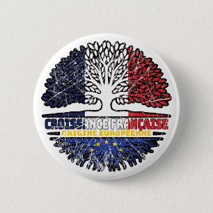 Europäische Gewerkschaft Europa Frankreich Treots  Button