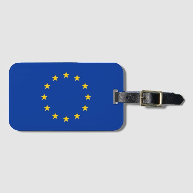 Europäische Gewerkschaft - Gepäckmarke Gepäckanhänger (Vorderseite (Horizontal))