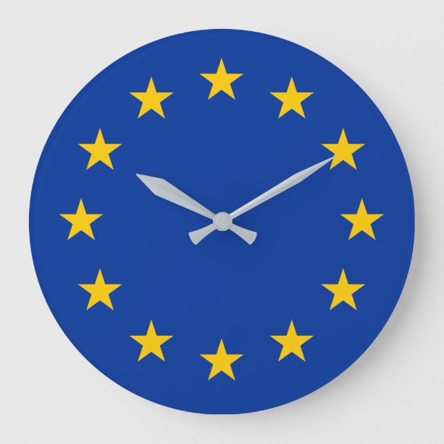 Europäische Gewerkschaft Große Wanduhr (Vorderseite)