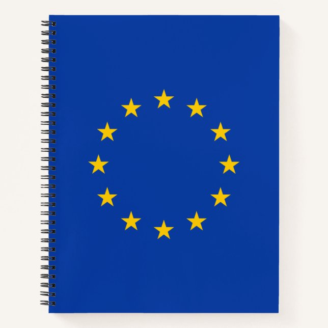 Europäische Gewerkschaft Notizbuch (Vorderseite)