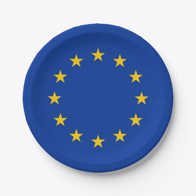 Europäische Gewerkschaft Pappteller (Vorderseite)