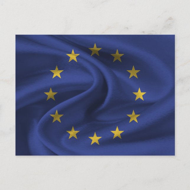 Europäische Gewerkschaft Postkarte (Vorderseite)
