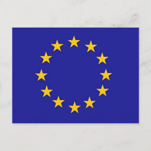 Europäische Gewerkschaft Postkarte