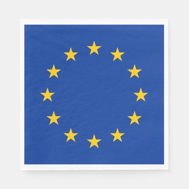 Europäische Gewerkschaft Serviette (Vorderseite)
