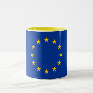 Europäische Gewerkschaft Zweifarbige Tasse