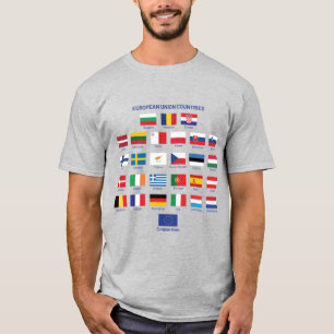 Europäische Gewerkschaften Flaggen EU-Länder T - S T-Shirt