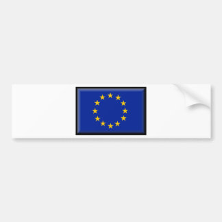 Europäische Gewerkschafts-Flagge Autoaufkleber