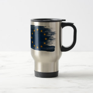 Europäische Gewerkschafts-Flagge Reisebecher