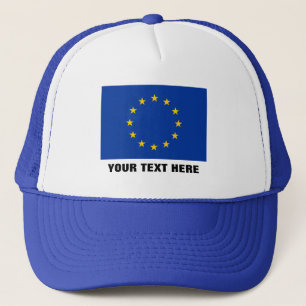 Europäische Gewerkschaftshut   blaue EU Europa Truckerkappe