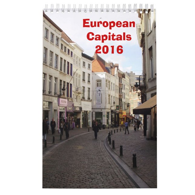 Europäische Hauptstädte - 2016 Kalender (Titelbild)