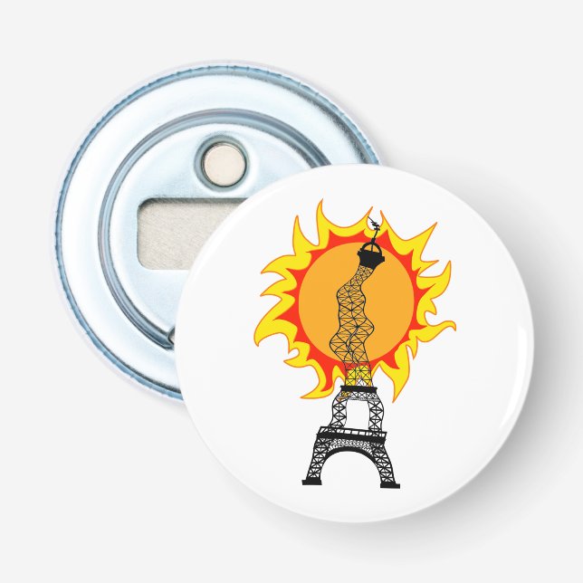 Europäische Hitzewelle Flaschenöffner (Vorderseite)