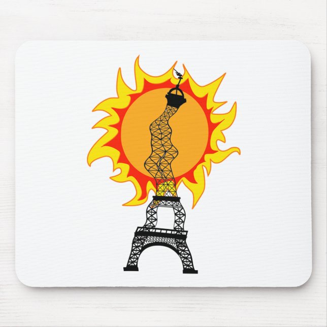 Europäische Hitzewelle Mousepad (Vorne)