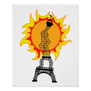 Europäische Hitzewelle Poster