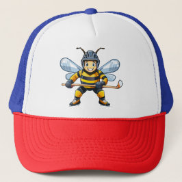 Europäische Honigbiene (Apis mellifera) Truckerkappe