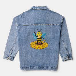 Europäische Honigbiene Jeansjacke