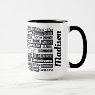 Europäische individuelle Name-Tasse Tasse