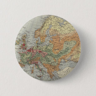 Europäische Karte der Bevölkerungs-Dichte-  Button