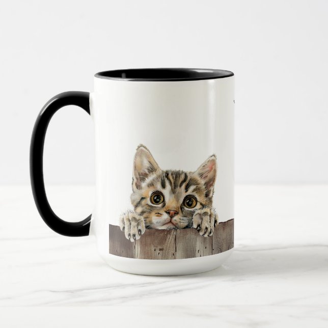 Europäische Kurzkatze-Tasse Tasse (Links)