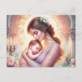 Europäische Mama 8 Postkarte