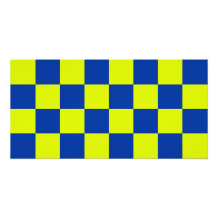 Europäische Polizeiautos Viereckfarben Fotodruck