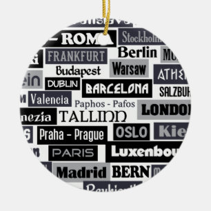 Europäische Reiseschmuck Keramikornament