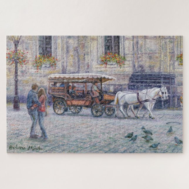 "Europäische Romance" Puzzle (Horizontal)