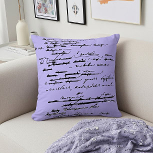 Europäische Schrift Kissen