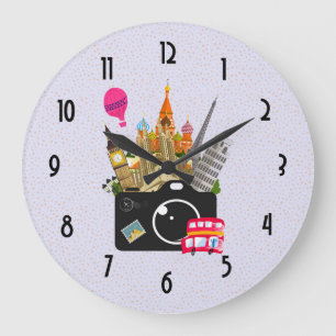 Europäische Sehenswürdigkeiten Reisefotograf Große Wanduhr