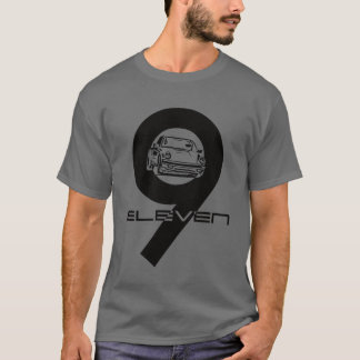 Europäische Sportwagen-Action Neun Elf Design retr T-Shirt